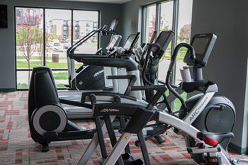Modern fitness center