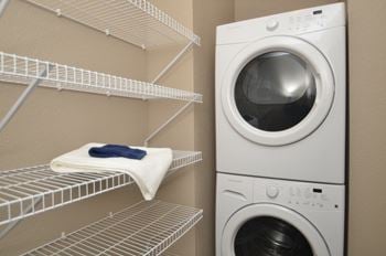 Full-sized washer and dryer