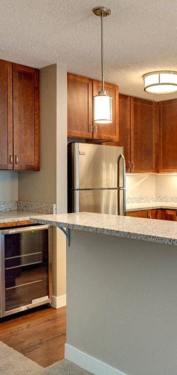 Granite countertops in select homes