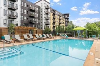 Poolside cabanas