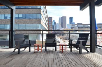 Rooftop lounge