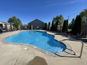 A resort style pool