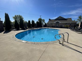A resort style pool