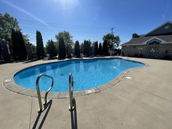 A resort style pool