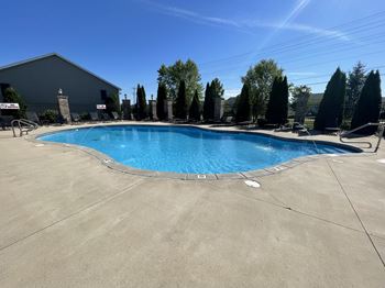 A resort style pool