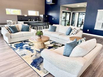 Clubroom with kitchenette