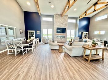 Clubroom with kitchenette