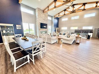 Clubroom with kitchenette