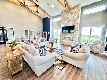 Clubroom with kitchenette