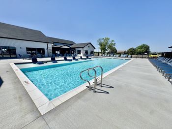 Resort-style swimming pool