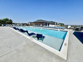 Resort-style swimming pool