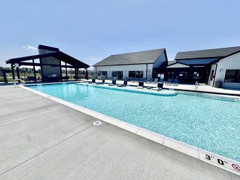 Resort-style swimming pool
