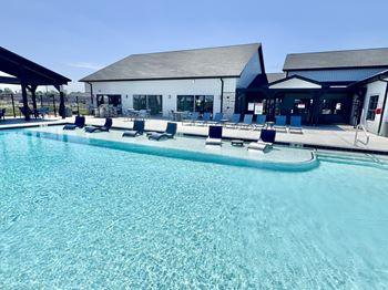 Resort-style swimming pool