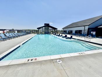 Resort-style swimming pool