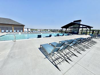 Resort-style swimming pool