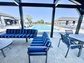 Resort-style swimming pool