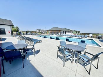 Resort-style swimming pool