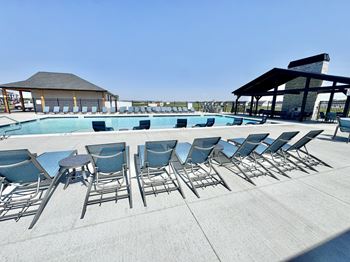 Resort-style swimming pool