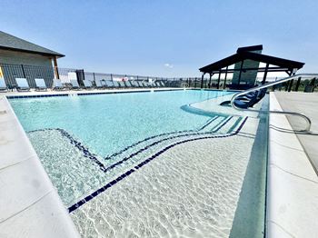 Resort-style swimming pool