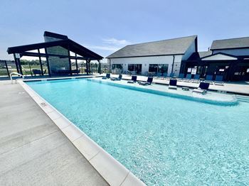 Resort-style swimming pool