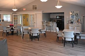 Oak Creek apartment for rent - A dining room with a table and chairs.
