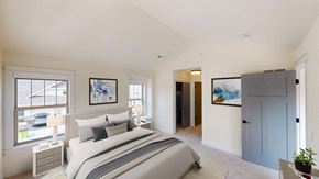 Menomonee Falls apartment for rent - a bedroom with a bed and a closet