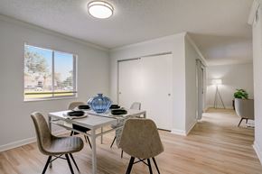 Tampa apartment for rent - Renovated Dining Room at Captiva Club Apartments at 4401 Club Captiva Drive in Tampa, FL 33615