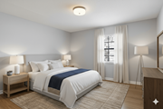 Tampa apartment for rent - White Bedroom at Fernwood Grove Apartments, Tampa, FL