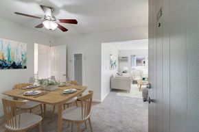 Fullerton apartment for rent - Dining Area of a 1 bedroom at Nutwood East Apartments