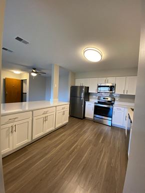 Darien apartment for rent - Kitchen Island added with additional cabinets