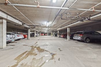 Heated underground parking