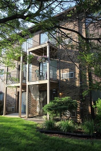 Private patio and balcony