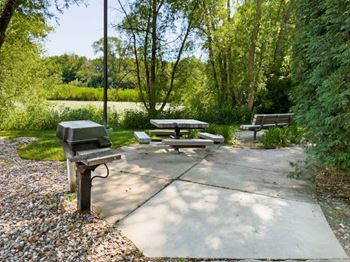 Outdoor bbq space