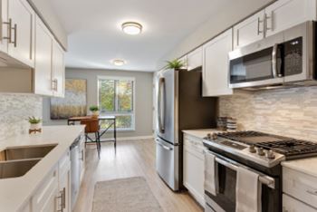White shaker style cabinetry*