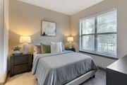 Atlanta apartment for rent - a bedroom with a bed and two night stands