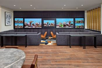 Resident lounge & demo kitchen