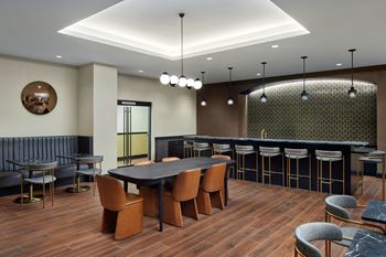 Resident lounge & demo kitchen