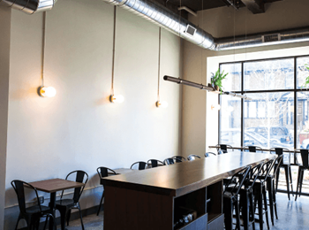 On-site coffee shop