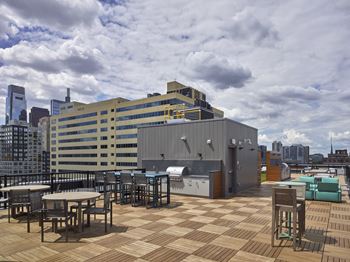 Rooftop deck