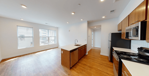 Floor plan for 1 bed, 1 bath, 572 sqft