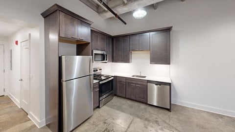 Floor plan for 1 bed, 1 bath, 630 sqft