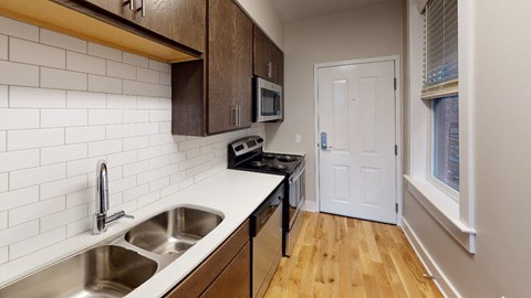 Floor plan for studio, 1 bath, 423 sqft