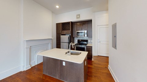 Floor plan for studio, 1 bath, 486 sqft