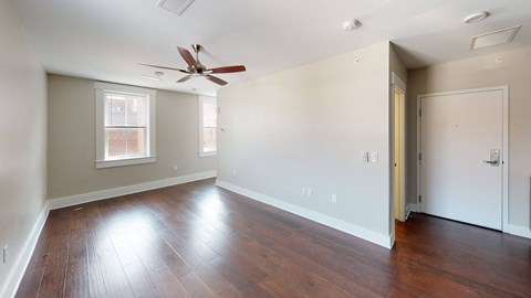 Floor plan for studio, 1 bath, 354 sqft