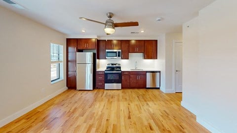 Floor plan for studio, 1 bath, 388 sqft
