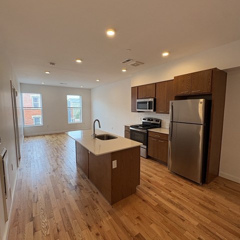Floor plan for 1 bed, 1 bath, 626 sqft