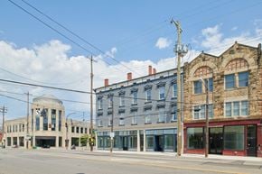 Cincinnati apartment for rent - an old building on the corner of a city street