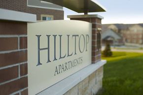 Des Moines apartment for rent - a sign for hilton apartments is seen in this undated file photo