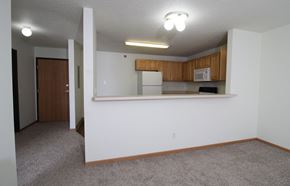 Pleasant Hill apartment for rent - a kitchen and dining area in a small apartment