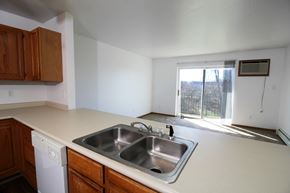 Altoona apartment for rent - a kitchen with a sink and a window